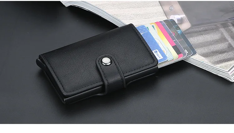 RFID гравировка мужские кошельки Качество Rfid держатель для карт Мужской винтажный черный короткий кошелек маленький кожаный тонкий кошелек мини-кошельки
