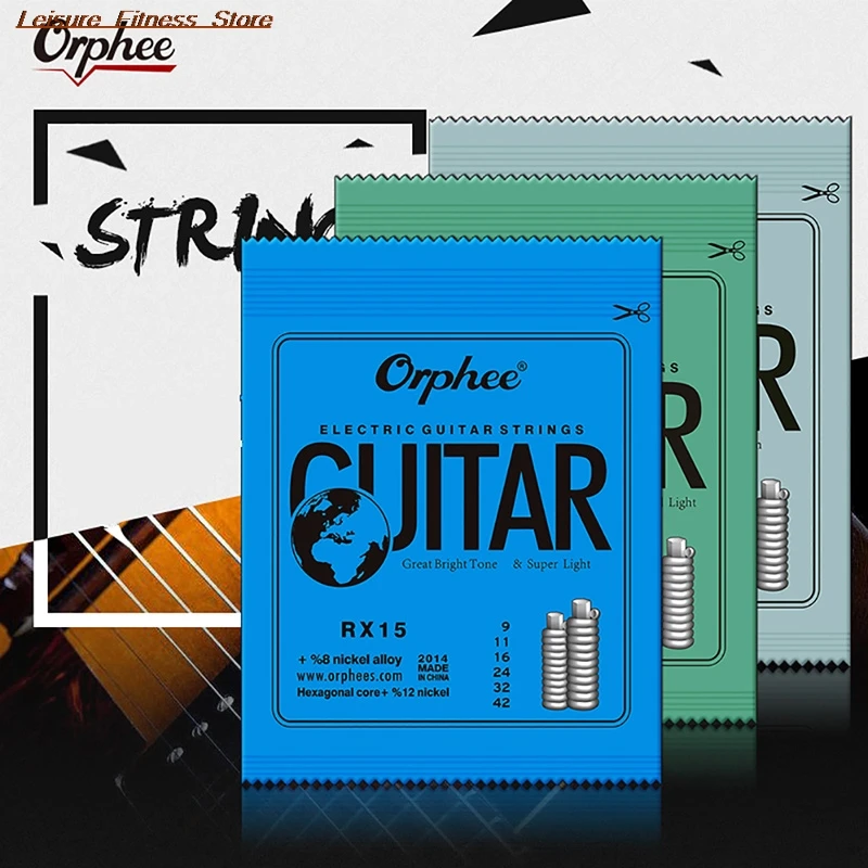 1Set Practiced Nickel Plated Steel Guitar Strings For Electric With Original Retail Package | Спорт и развлечения