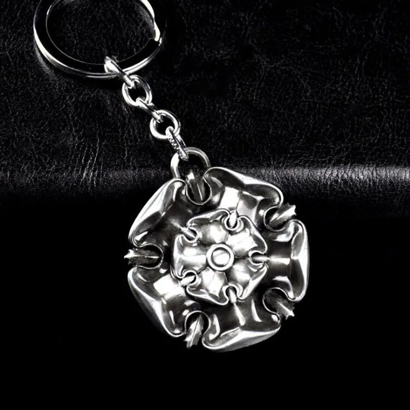 H Silver 20 шт./лот, модный брелок в стиле аниме, Игра престолов, брелок для мужчин, брелок, брелок для автомобиля, брелок для ключей, chaviro, ювелирные изделия для мужчин - Цвет: H Silver