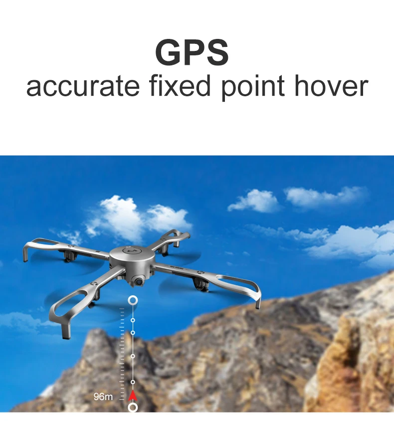 Профессиональный уникальный складной Квадрокоптер SMRC с камерой 1080P 5G WiFi HD gps Hover позиционирование с автоматическим возвратом высоты