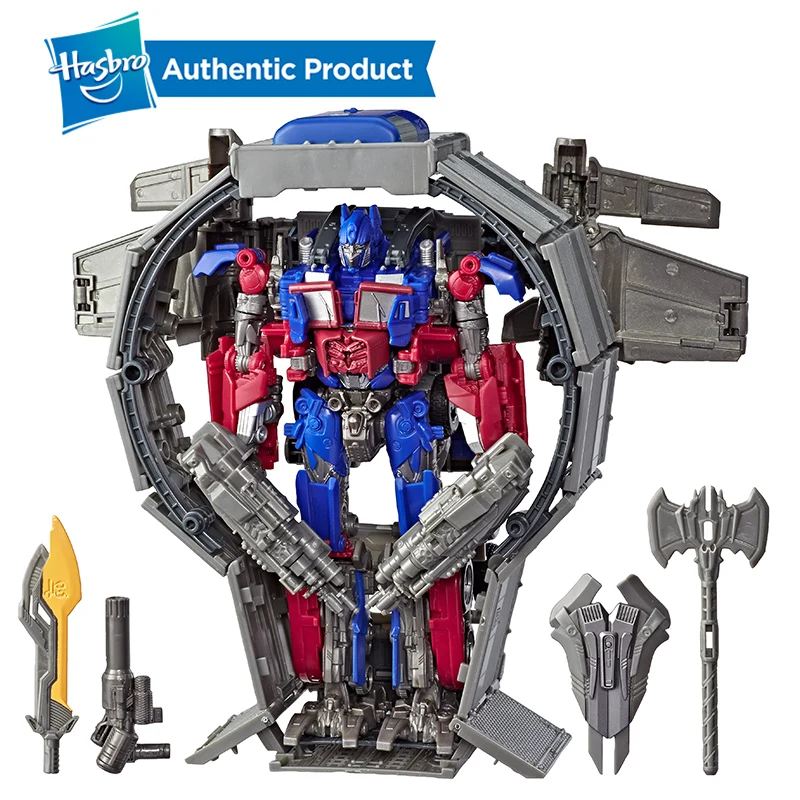 

Hasbro Transformers Toys Robot Studio Series 44 Leader Class Transformers Dark of the Moon movie Optimus Prime Action Figure