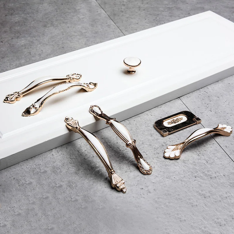 Aluminum Alloy Cabinet Handles Solid Kitchen Cupboard Pulls (1)