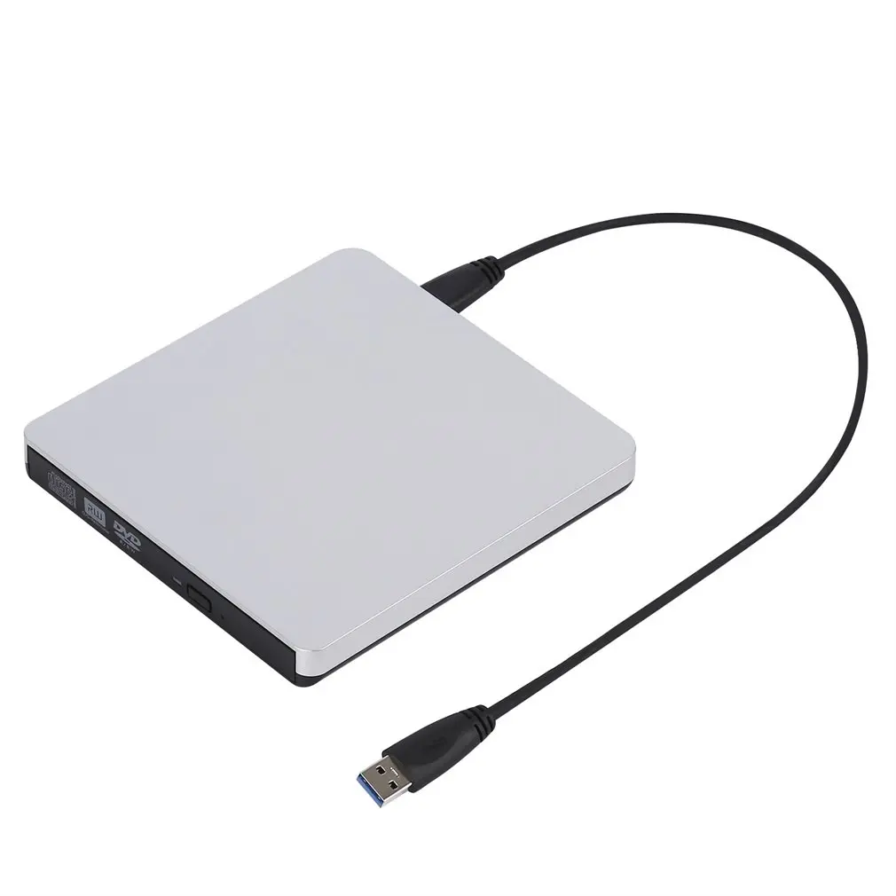 Practical External Hard Drive Box USB3.0 Portable External Interface Hard ODD HDD Drive Box SATA Disc Silver - Цвет: Серебристый