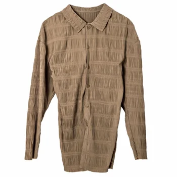 

Autumn New Light Women's Blouse Long-sleeved Ladies Shirt Pleated Puff Sleeve Female Blouses And Tops