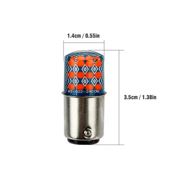 

Car LED Lights 2Pcs Red Lamp Bulbs Parts Accessories Strobe Blinking Taillight