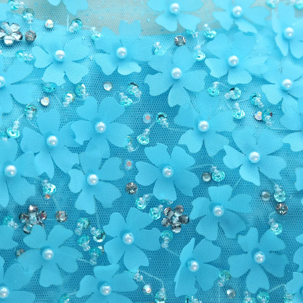 MACloth Aqua короткие О-образным вырезом длиной до колена миди хрустальные тюлевые платья для выпускного вечера платье M 267269 распродажа