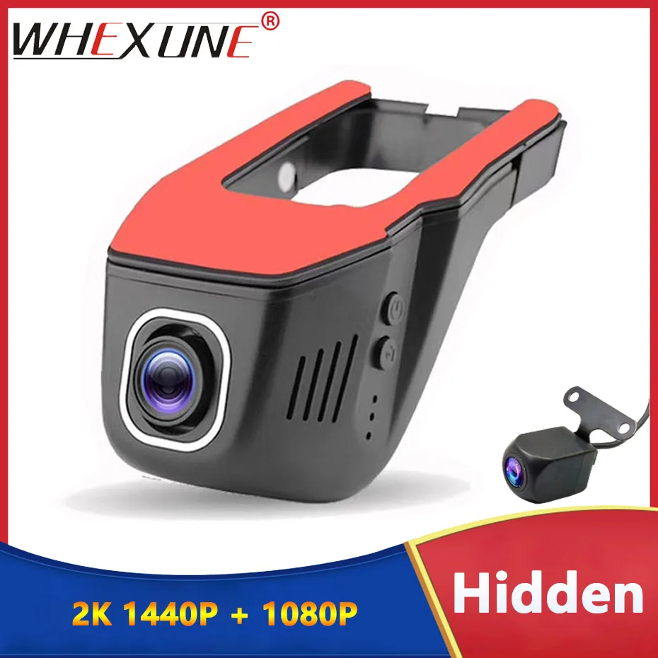 

WIFI Dash Cam 2K Digital Video Recorder HD 1440P Videcam Hidden Car DVRs Registrator Surveillance Cameras Camcorder Night Vision