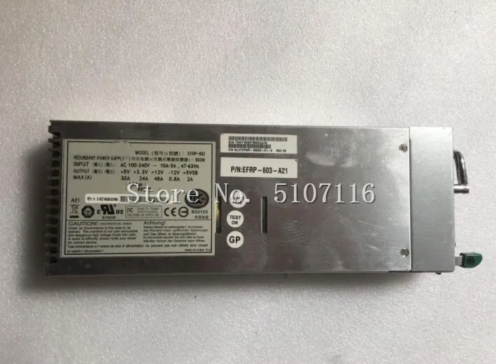 Для EFRP-603 600 Вт 620r FS21 600 Вт блок питания будет полностью протестирован перед отправкой