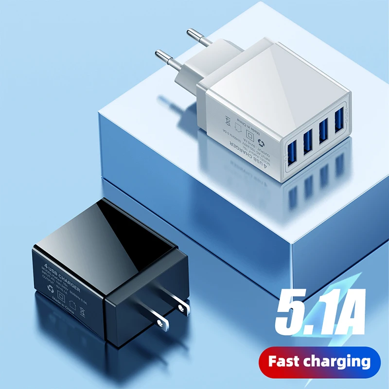 Зарядное устройство с несколькими USB-портами 25 Вт 5 1 А | Мобильные телефоны и