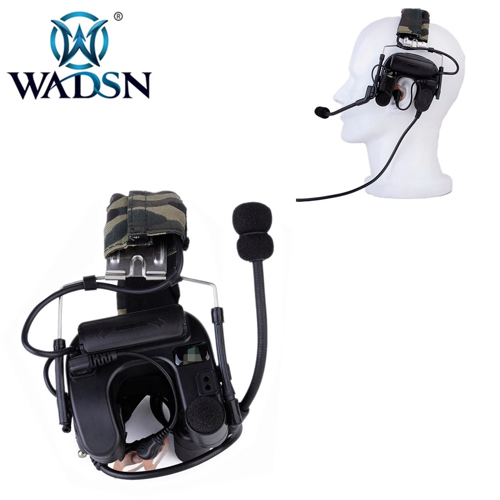 

WADSN Airsoft Headphone Comtac IV In-Ear Noise Canceling Aviation Tactical Headset Military Plug Fit All PTT Walkie Talkie Z038