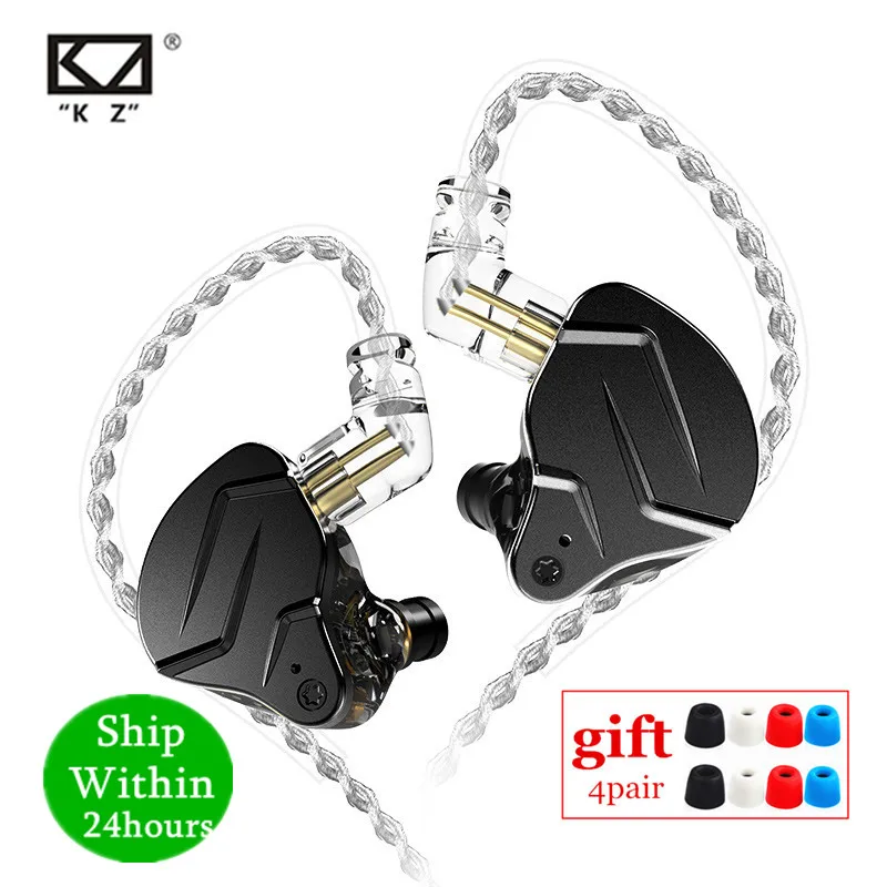 KZ ZSN Pro X 1BA+1DD Hybrid Driver In Ear Earphone HIFI Bass Earbuds Metal Monitor Earphone Sport Headset KZ ZSTX ZSN PROX ZSX