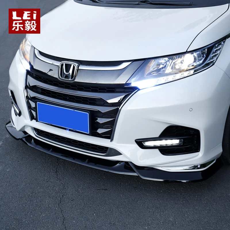LE YI for Odyssey 2015 2019 Carbon fiber Black Car accessories front lip side skirt bumper new updated partsl | Автомобили и