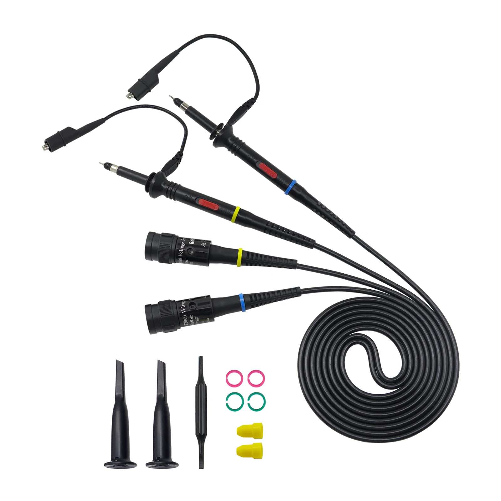 Description Picture 4 of itemYPioneer P2200 2PCS Oscilloscope Probes 100Mhz 200Mhz X1/X10 Fully Insulated BNC End Probe with Accessories Kit