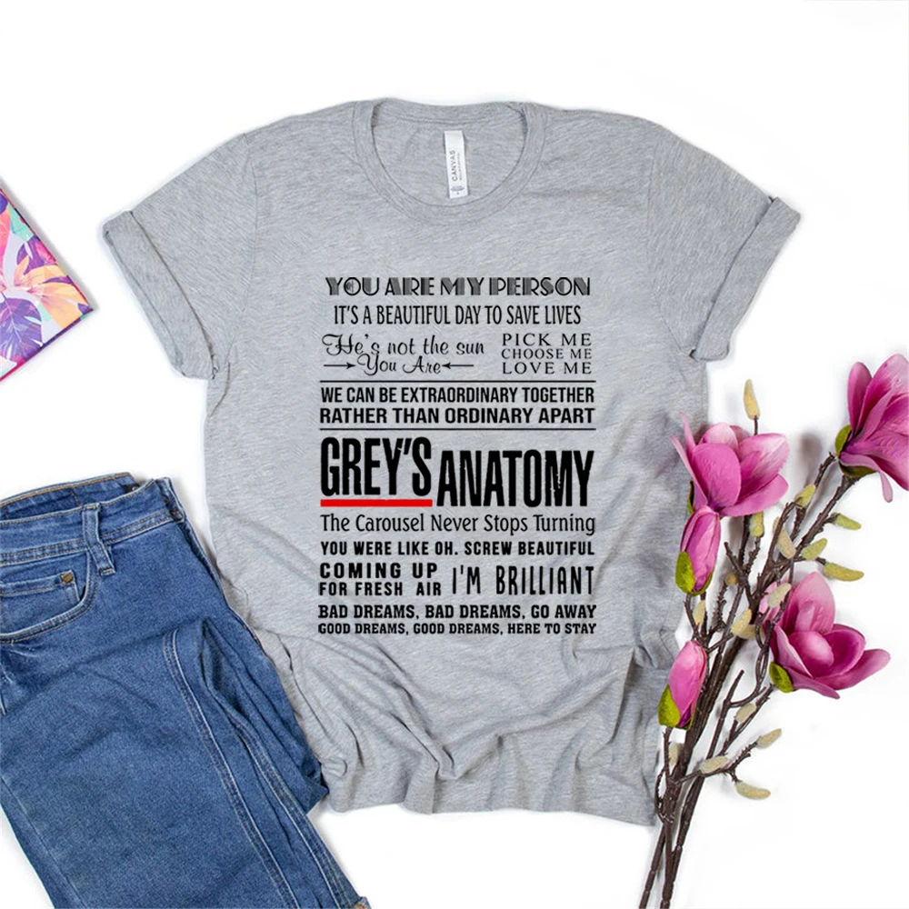 Camicia Donna Greys Anatomy: Scollo A V Con Scritta 'It's Beautiful Day To Save Lives' - 6