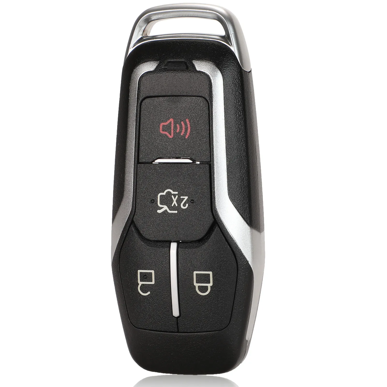 JINGYUQIN 5 BUTTONS REMOTE CAR KEY SHELL FOR FORD EDGE EXPLORER FUSION 2015 2016 2017 M3N-A2C31243300 SMART KEY FOB
