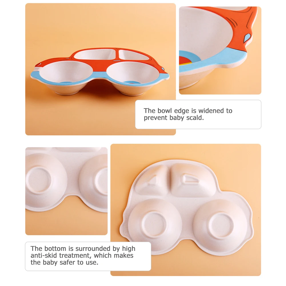 Детский сад мультфильм тарелка чашка чаша детская посуда набор противоскользящая посуда