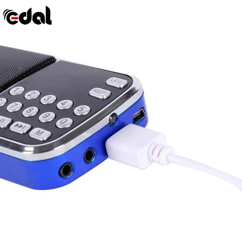 Мини-рация музыкальный плеер с tf-картой USB AUX входные звуковые цилиндры L-088 открытый MP3-плеер Портативный цифровой стерео FM