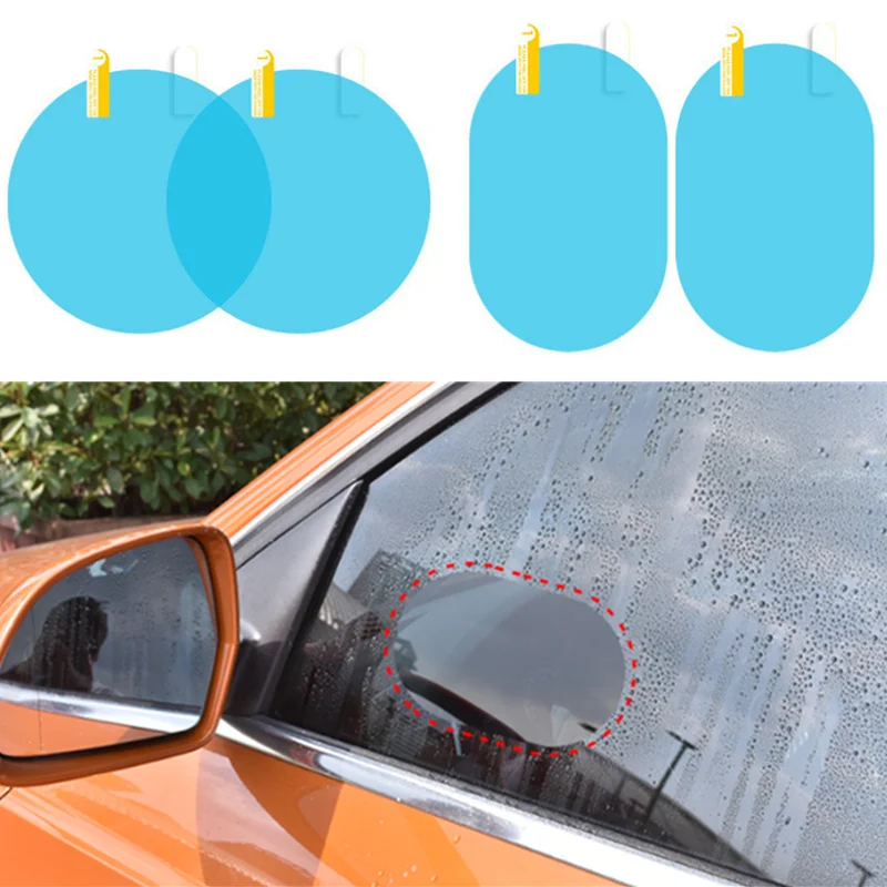 1 Pair Car Rainproof Rearview Mirror Protective Film For Volvo S40