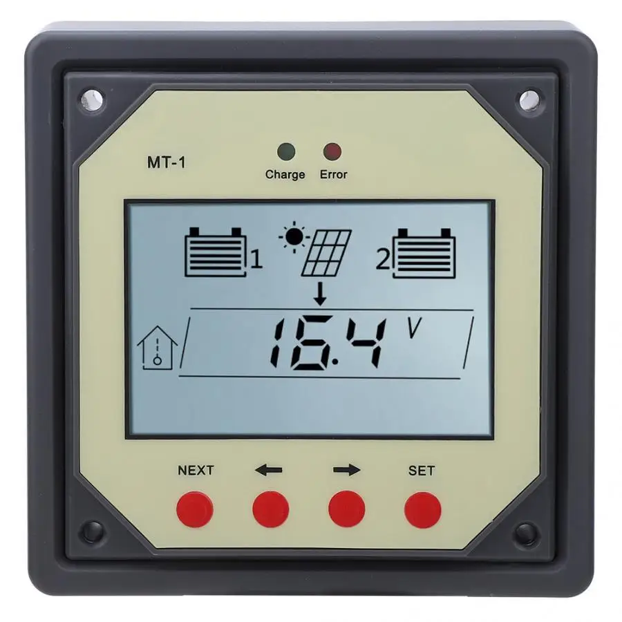 Солнечный заряд дистанционного управления ler регулятор MT1 TTL232 ЖК-дисплей с 4 кнопками для управления солнечной зарядкой