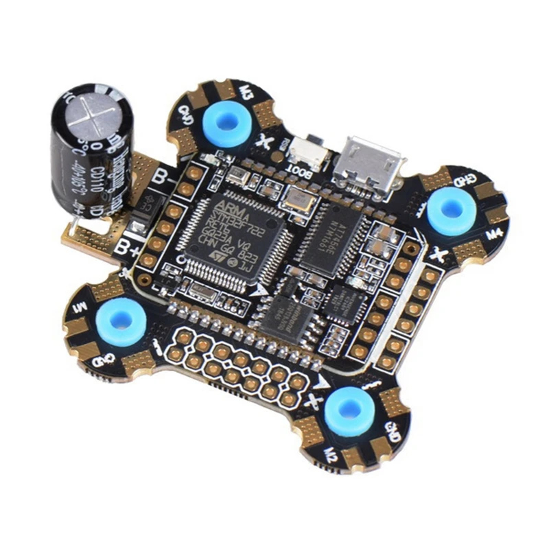 F722 система управления полетом встроенный PDB OSD BMP280 барометр BEC 5V 2-6S с алюминиевая