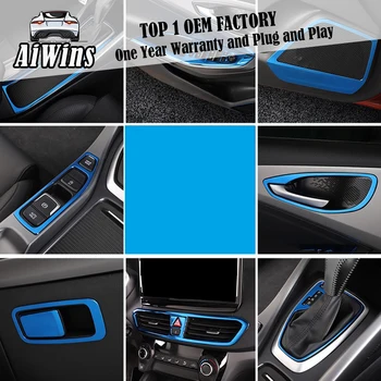 

Car style for Hyundai La festa interior stainless steel decoration modification gear box central control air outlet glass lift i