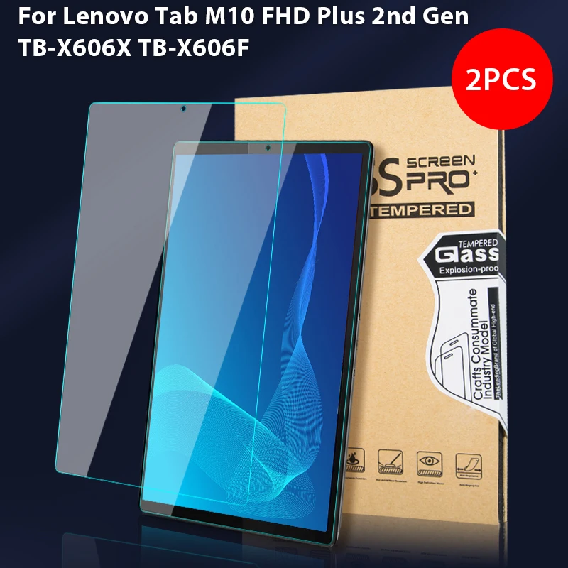 

Screen Protector for Lenovo tab M10 Plus Protective Film Tempered Glass for Lenovo tab M10 FHD 10.3 TB-X606F TB-X606