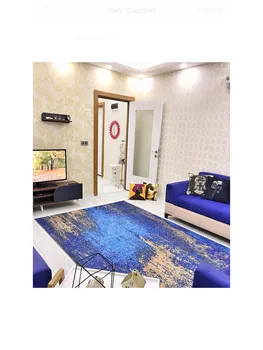

Pamuklife Artificial Leather Based Non Slip Base Carpet Sky Modern Super Soft Carpet Washable Daily Fashion Style