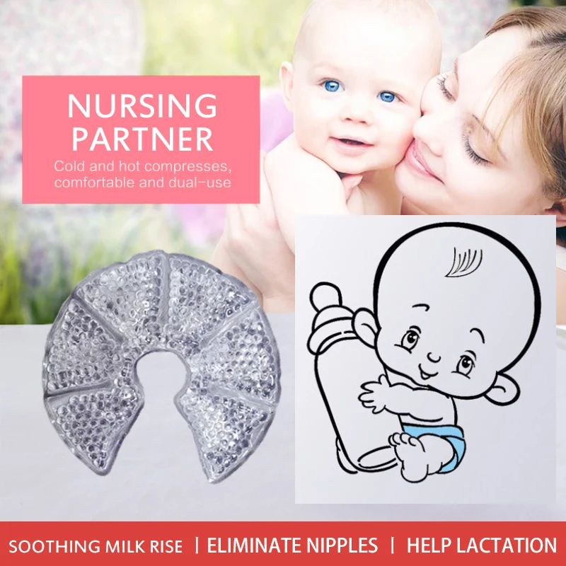 Securite Maternite Meres Mammaire Sein Froid Pack Coussinets D Allaitement Reutilisables Soulager Le Lait Croissant Tire Lait Accessoires Froid Pack Aliexpress