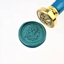 Персонализированные Дерево инициалы воск печать/двойные инициалы жизнь дерева/Пользовательские Свадебные печати/свадебные приглашения печать/пользовательские weddi