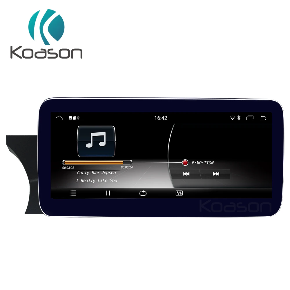 Koason Android 9,0 10,2" RHD стерео Мультимедийный плеер для Mercedes Benz C Class W204 2011- gps навигация NTG4.5