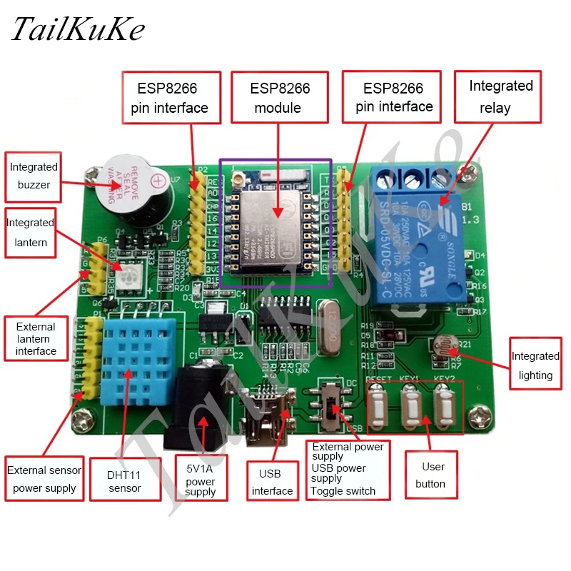 ESP8266 module WiFi development board Internet of things SDK tutorial send source code | Бытовая техника
