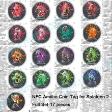 17 штук NFC Amiibo монета бирка NFC бирка для Splatoon2