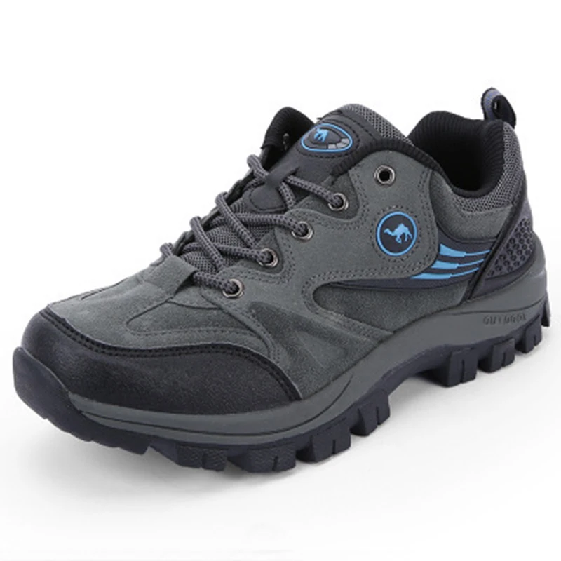 Men's Outdoor Hiking Shoes Cross-Country Wear Low-Top Sneakers Outdoor Travel Waterproof Non-Slip Walking Shoes
