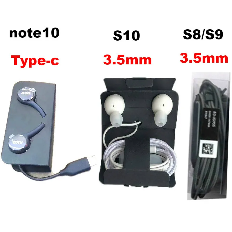 Наушники AKG EO IG955 в уши 3,5 мм/тип-c с микрофоном Проводная гарнитура для SAMSUNG Galaxy note10 S10/S10+ S9 S8/S8+ S7 huawei xiaomi