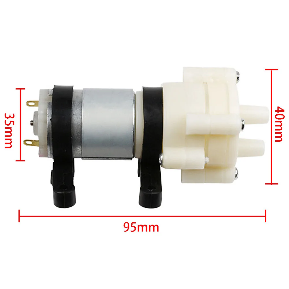 12V R385 Water Fountain Motor Oxygen Aquarium Pump Diaphragm DC Mini Fish Tank Air Pump Pond