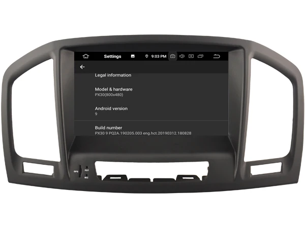 Perfect PX5 4g+64g Android 9.0 CAR DVD Player For OPEL INSIGNIA 2008-2011 car multimedia AUTO support DVR WIFI DAB OBD 4