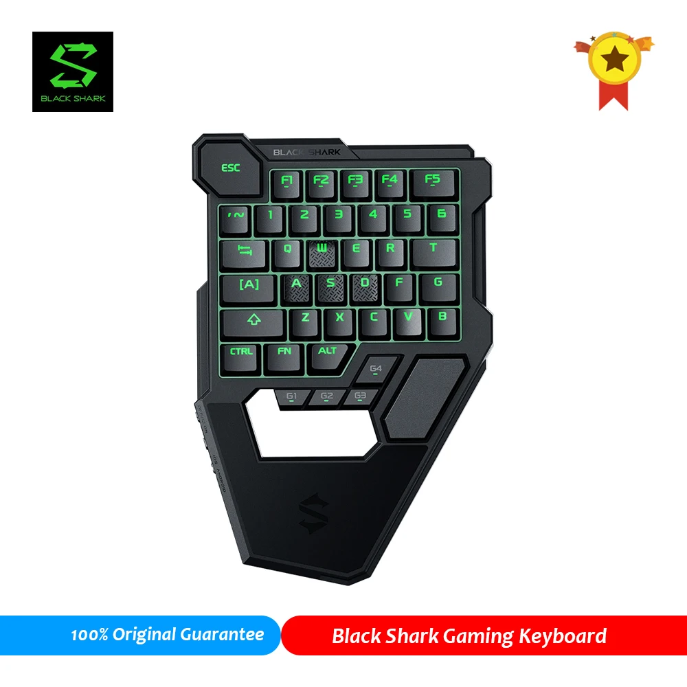 Оригинальная Беспроводная Bluetooth Клавиатура Black Shark совместимая с Android iOS PC RGB