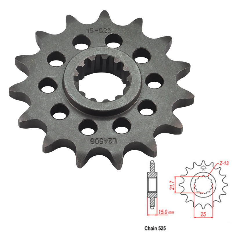 

Передняя Звездочка 525-15T для Triumph TT600 TT 600 2004