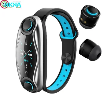 

Smart Watch Fitness Bracelet Bluetooth Wireless Earphones Women Smart Watches IP67 Waterproof Men Sport IOS Android SmartWatch