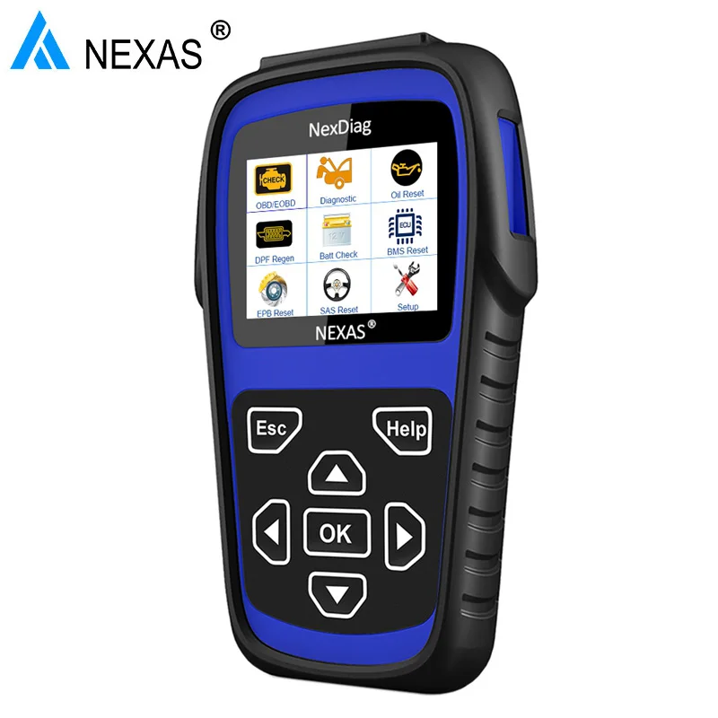 

Nexas ND603 OBD2 Professional Automotive Scanner OBD 2 Full System DPF Reset Oil Service Auto Code Reader Car Diagnostic Tool