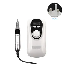 Инструмент на батарейках профессиональный маникюр, педикюр полировщик ногтей домашнее сверло низкий уровень шума перезаряжаемые алюминиевые электрораспределительные