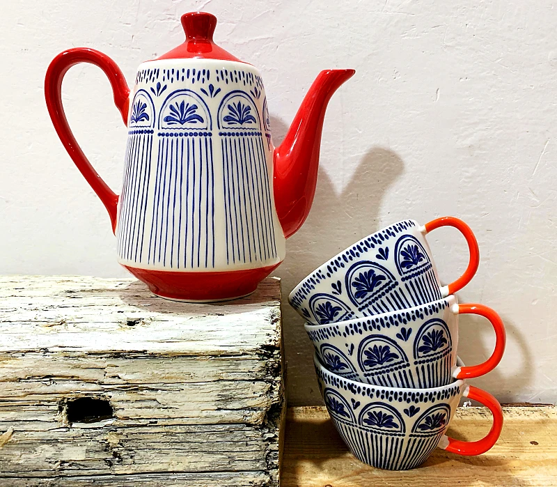 Керамический чайник чашка ручная роспись Креативный дизайн чайник кофейная чашка