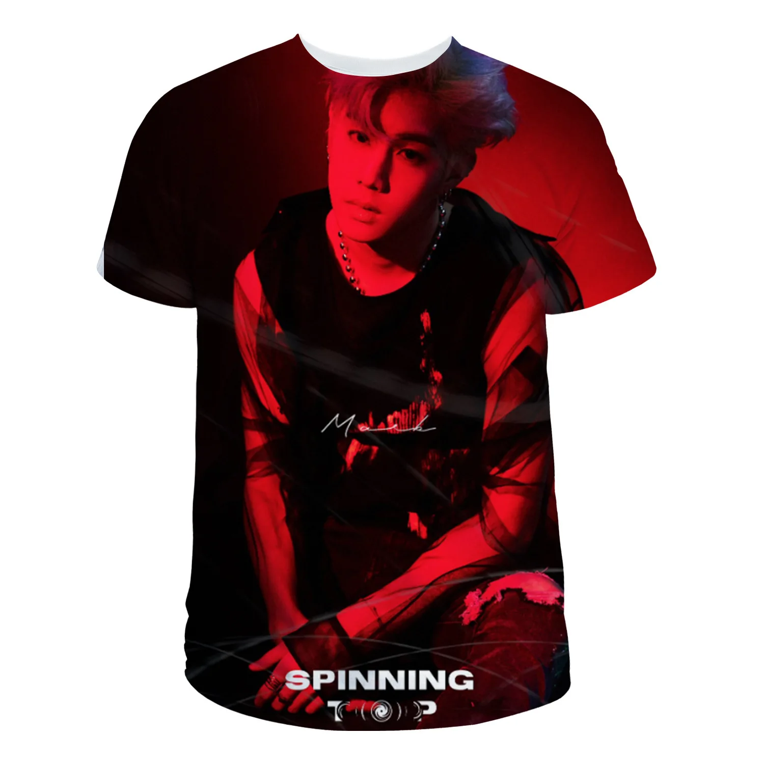 KPOP Got7 волчок Футболка женская 2019 новый стиль футболка Femme Vogue Jackson Junyoung Mark BAMBAM