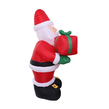 

Inflatable Christmas Santa Claus Cartoon Doll Costume Suit Party Cosplay Props Props Birthday Wedding Party Polyester Cloth Toys