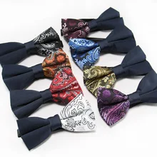 Галстук-бабочка с принтом для отдыха, для мужчин и женщин, модный, регулируемый, цветной, 6*12 см, для банкета, вечерние, для мужчин, для темперы, высокое качество, аксессуары, галстук-бабочка