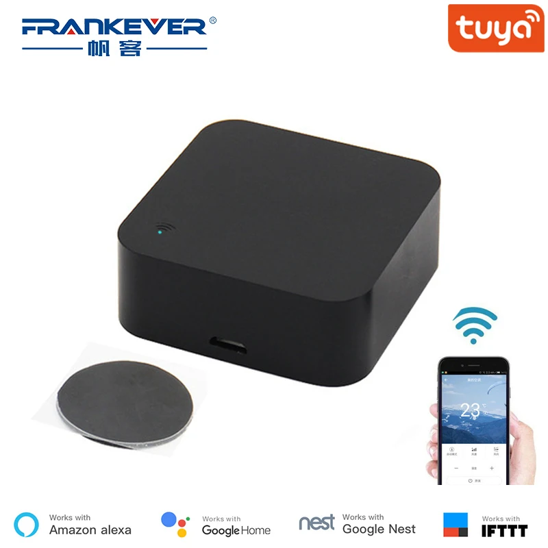 FrankEver Универсальный Интеллектуальный Wifi инфракрасный пульт дистанционного управления настраиваемый набор сцен расписание Голосовое управление работа с Alexa