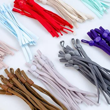 

1Pcs Multi Purpose DIY Craft Accessories for Mouth Mask Elastic Band Ear Hanging Ropes Nylon 4Colors Adjustable Rubber Rope