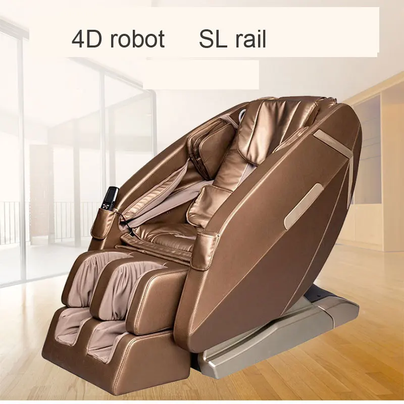 4D робот SL Rail роскошное умное массажное кресло домашний автоматический многофункциональный массажер 200W