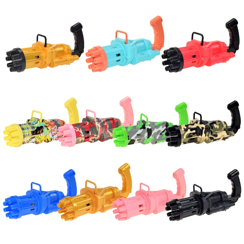 Pistola de Bolha Automática para Crianças Elétrico de Verão ao ar Livre para Banho Máquina de Bolhas de Sabão para Casamento Brinquedo 14 High Quality Brinquedos e hobbies