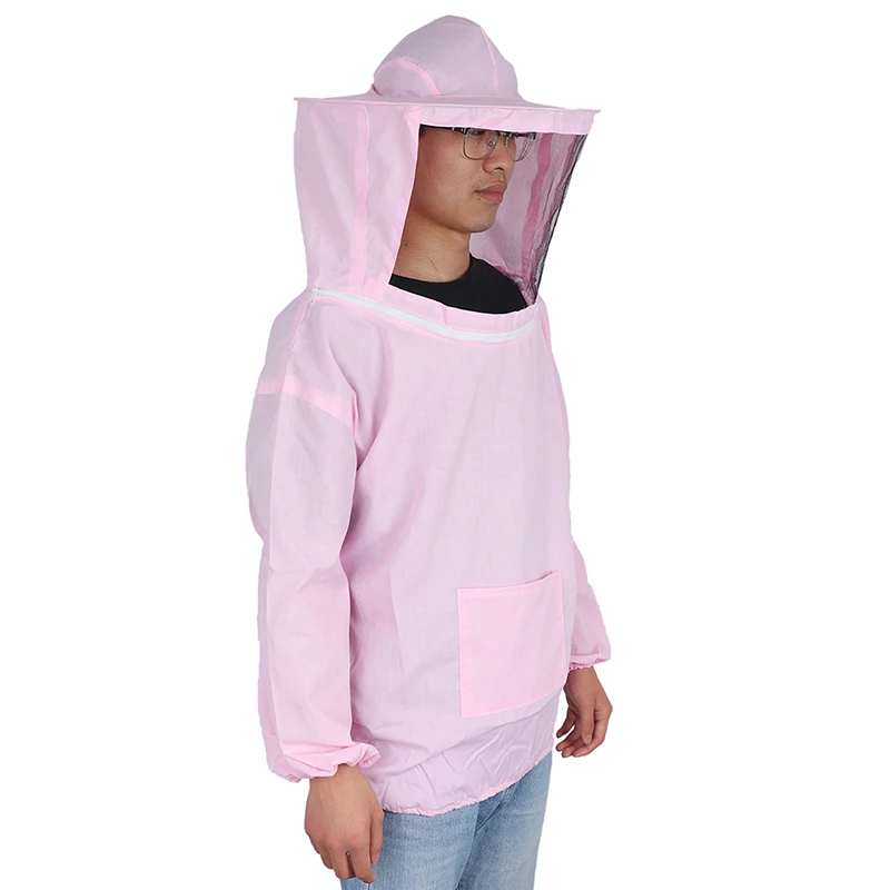 Professional Beekeeping Protective Suit Bee Insect Feeding Supplies Keeping Beekeeper Equipment White/Dark Blue/Pink 3 Colors